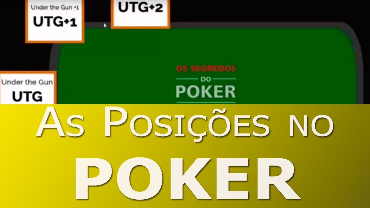 A Posição é um fator muito importante no jogo de poker.