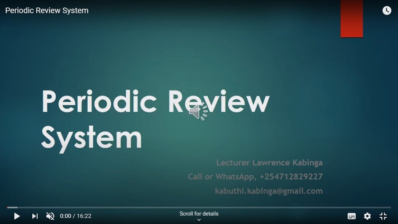 #Periodic Review System, #education, #inventory mng, tested, #google, cntct me on #facebook, #gmail