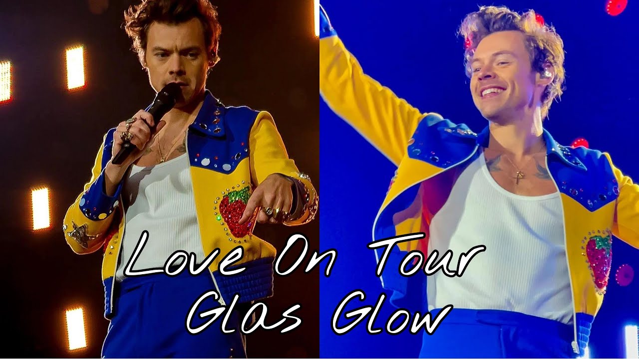 Harry Styles swallowed a fly during Love on Tour Glas Glow concert 2022 #harrystyles #glasgow