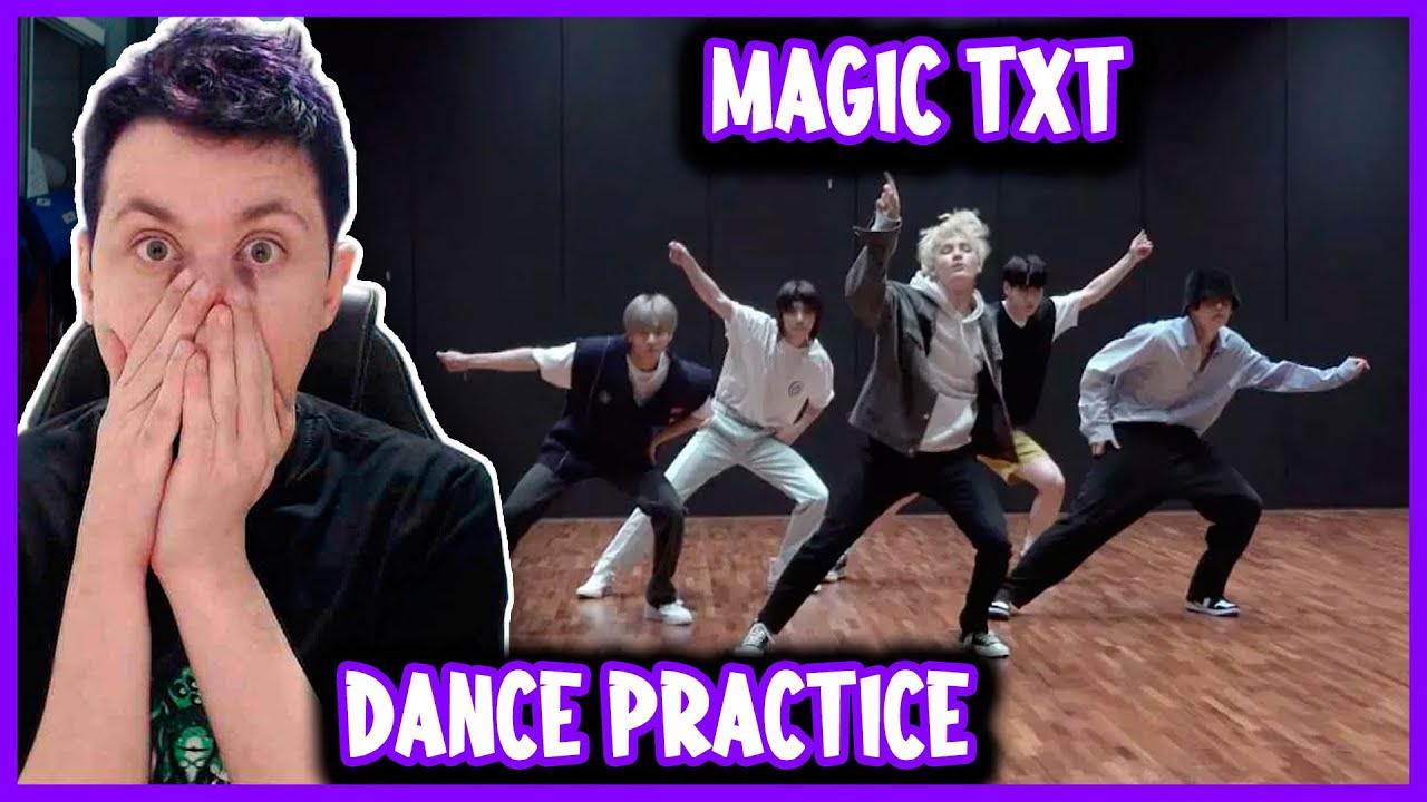 REAGINDO A TXT (투모로우바이투게더) ‘Magic’ Dance Practice