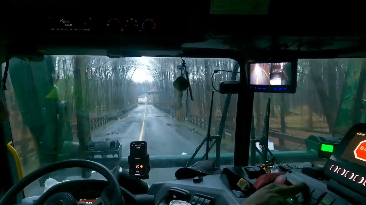How to drive a Frontloader garbage truck 🚛