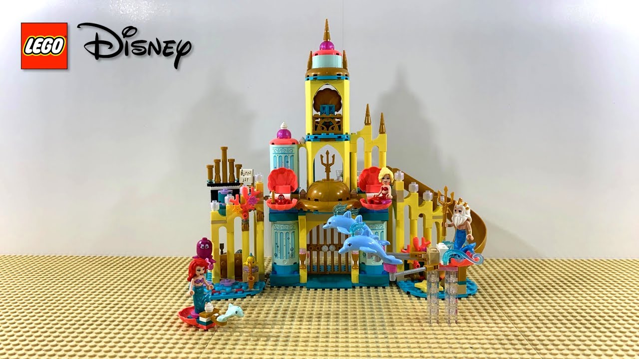 How To Build LEGO Ariel's Underwater Palace 43207 | #LegoDisney #StopmotionBuild