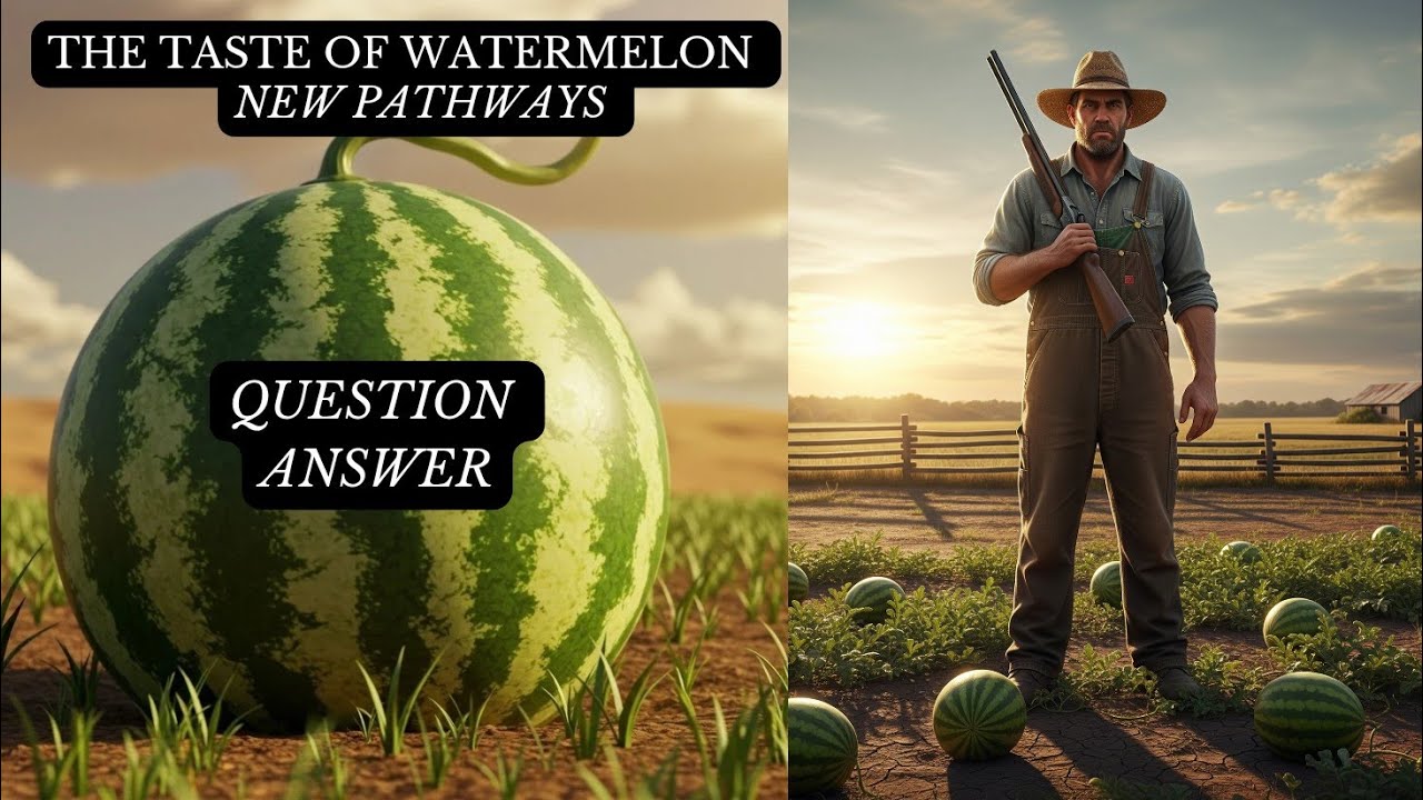THE TASTE OF WATERMELON 🍉 | QUESTION ANSWER| STD-7 NEW PATHWAYS