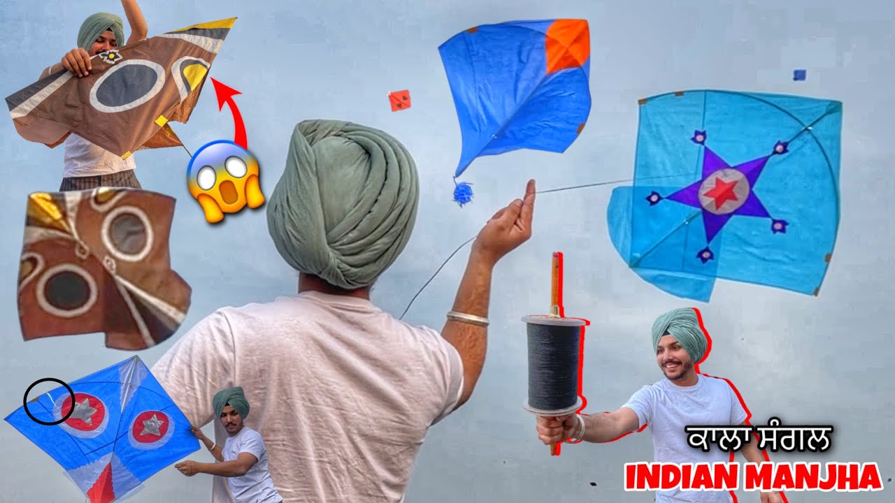Flying Kites 😱 *TESTING INDIAN MANJHA*  Kite Fight