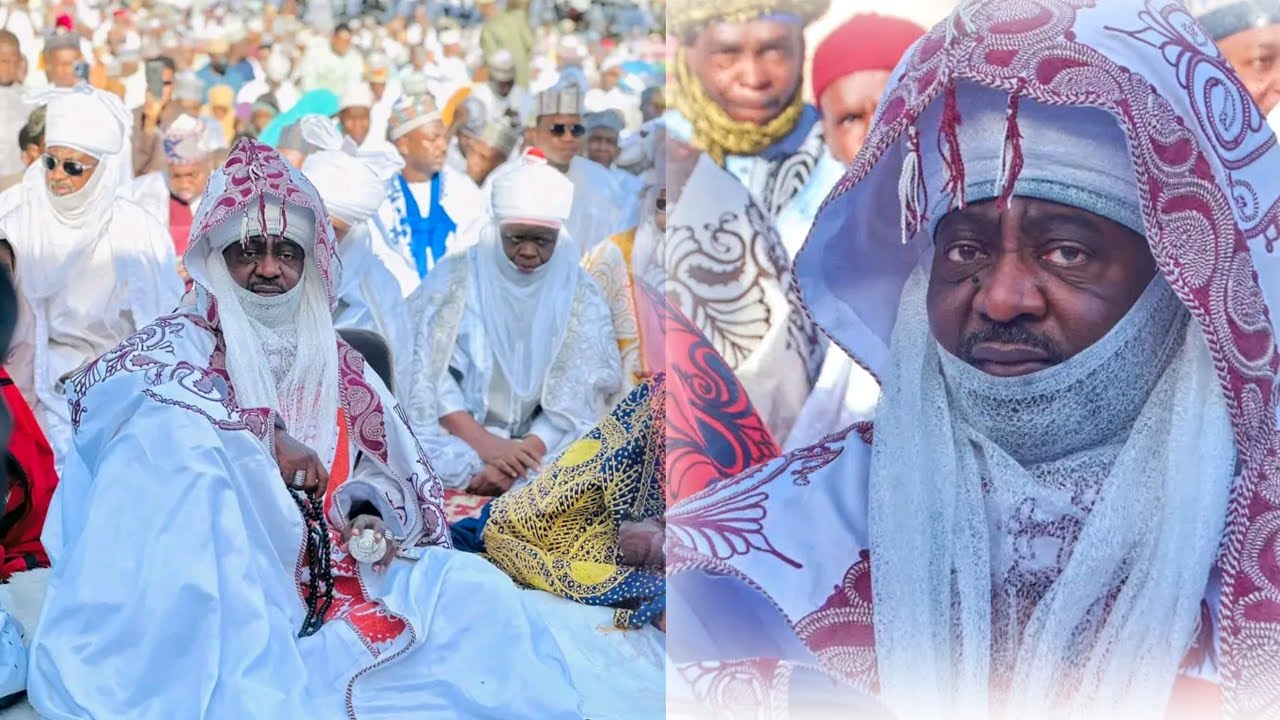 YADDA AMINU ADO BAYERO SARKI KANO YAYI SALLAH IDI A KOFAR MATA