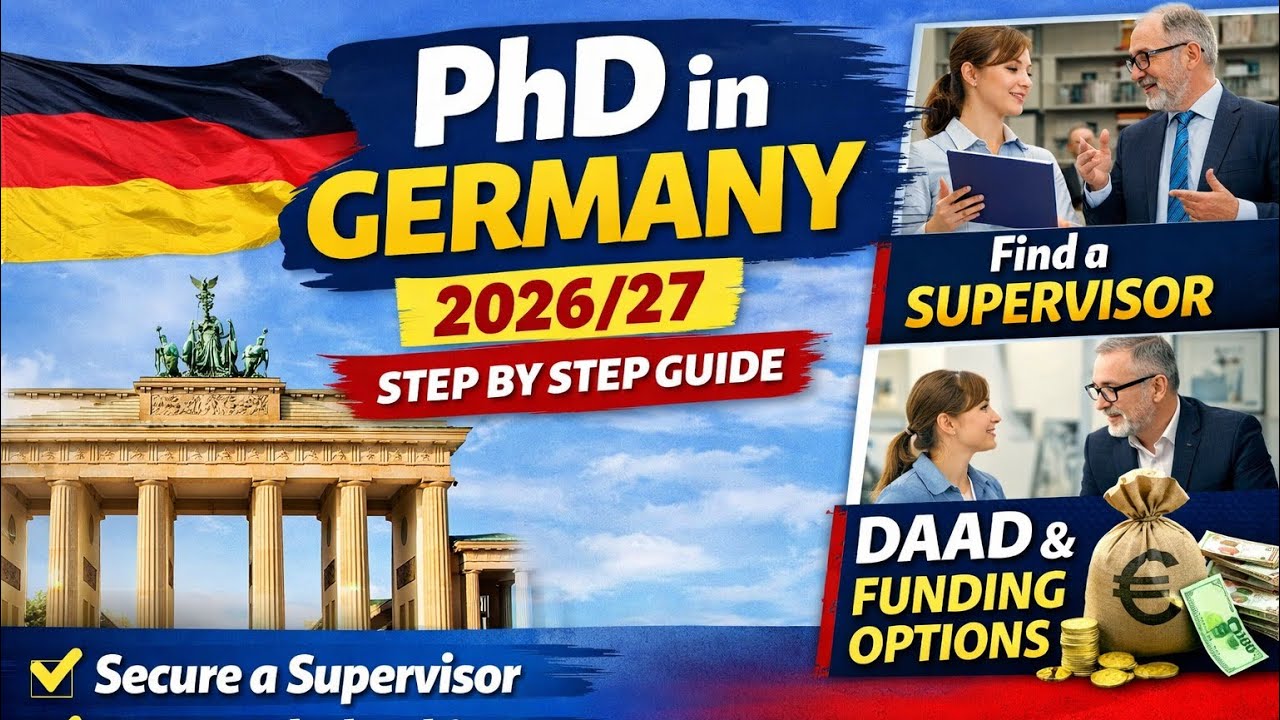 Germany PhD & Postdoc 2026/27 | Step-by-Step Application Guide | Fully Funded Opportunities