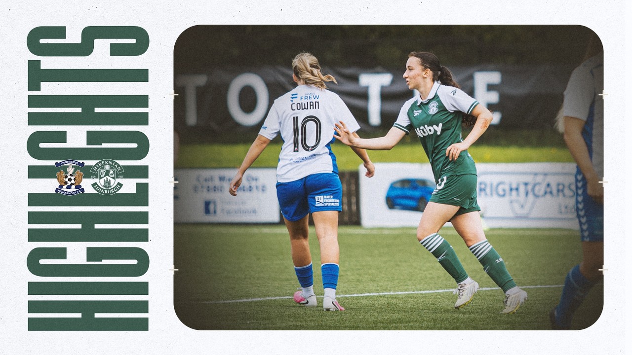 Highlights: Kilmarnock 1 Hibs Women 8