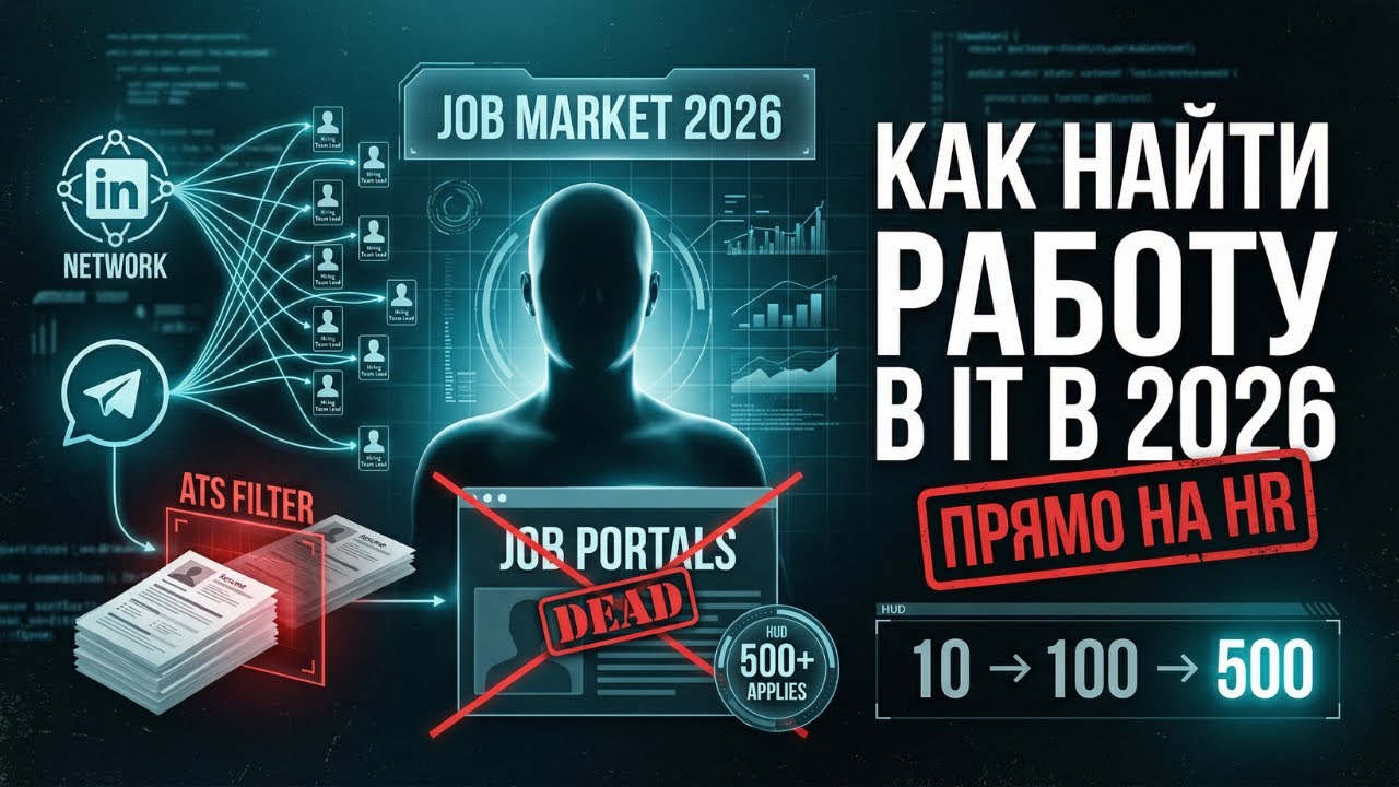 Как найти работу в IT в 2026 году, когда HH уже мёртв LinkedIn, Telegram-группы