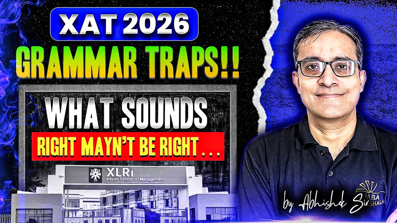 XAT 2026 | Grammar Traps You Must Avoid | MBA Pathshala | Kalra Sir | MBA Pathshala