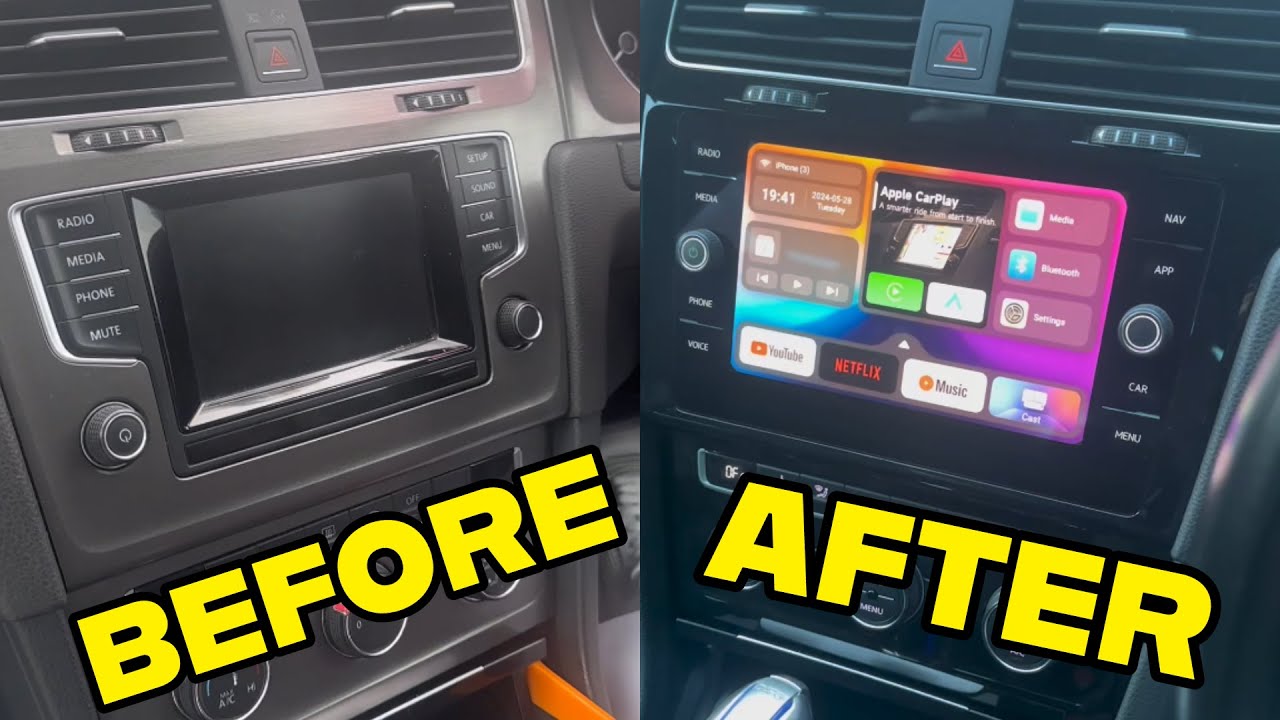 UPGRADING GOLF MK7 INFOTAINMENT SYSTEM - APP-CONNECT, NAV - MIB1 TO MIB2