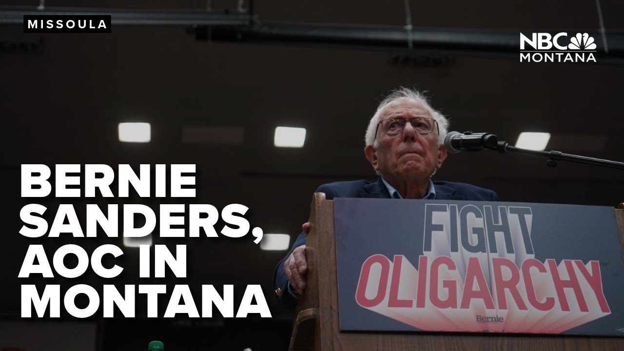 WATCH: Sen. Bernie Sanders, AOC speak to packed house in Missoula