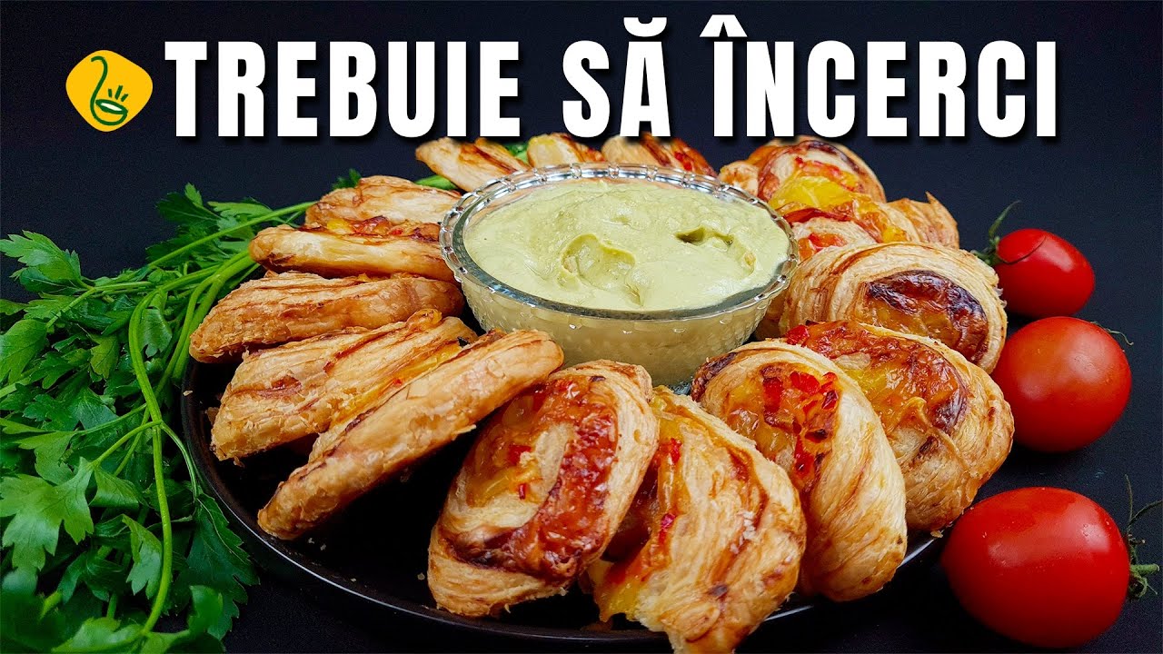 Pateuri cu sunca si cascaval - aperitiv savuros sau o gustare pe masura