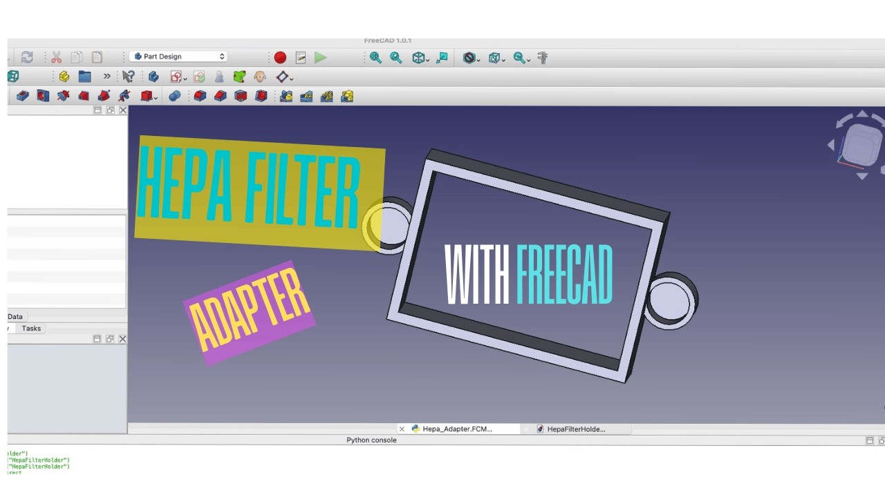 FreeCAD: A Quick Intro Manual and Python Code