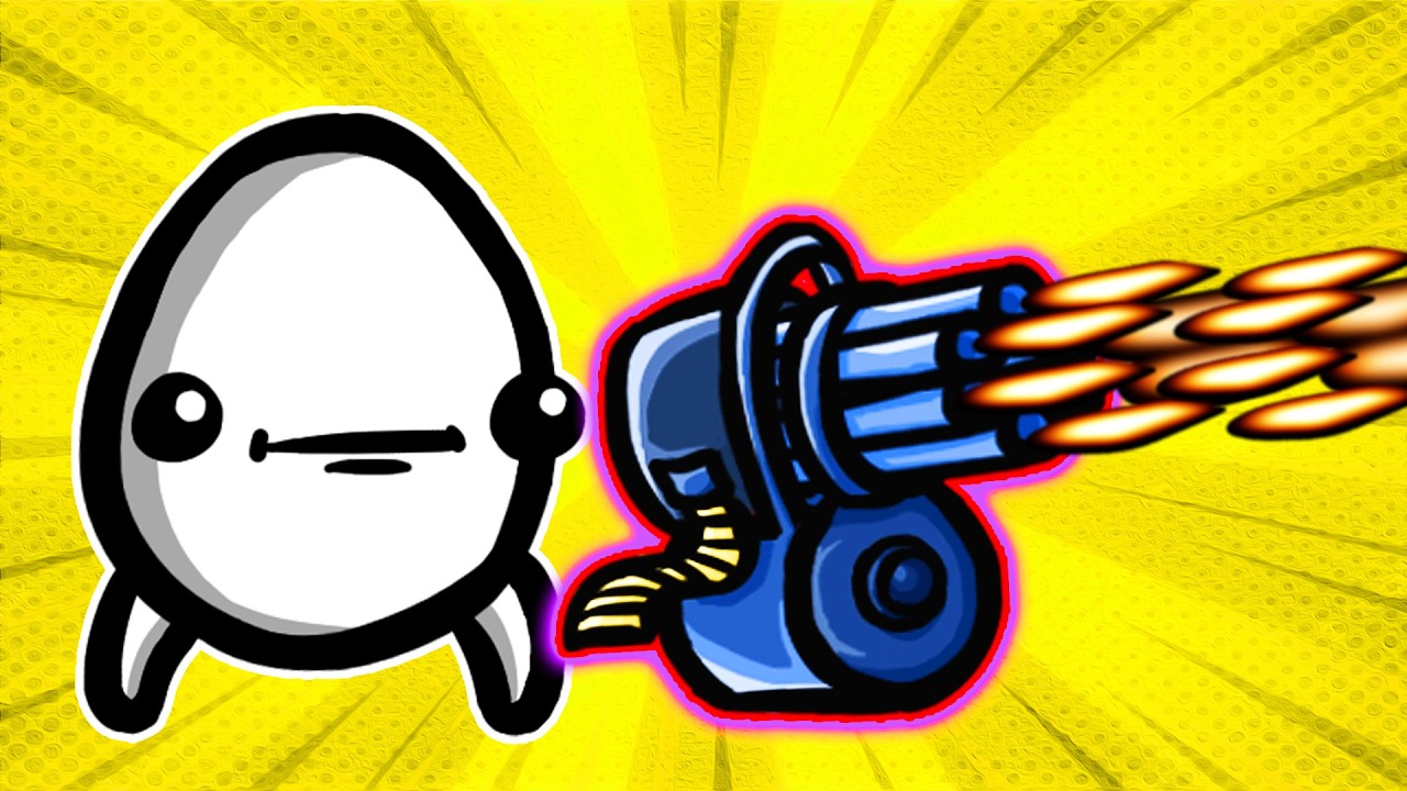 LEVEL 4 MINIGUN With 200%+ Attack Speed And Double Damage Is CRAZY in Brotato