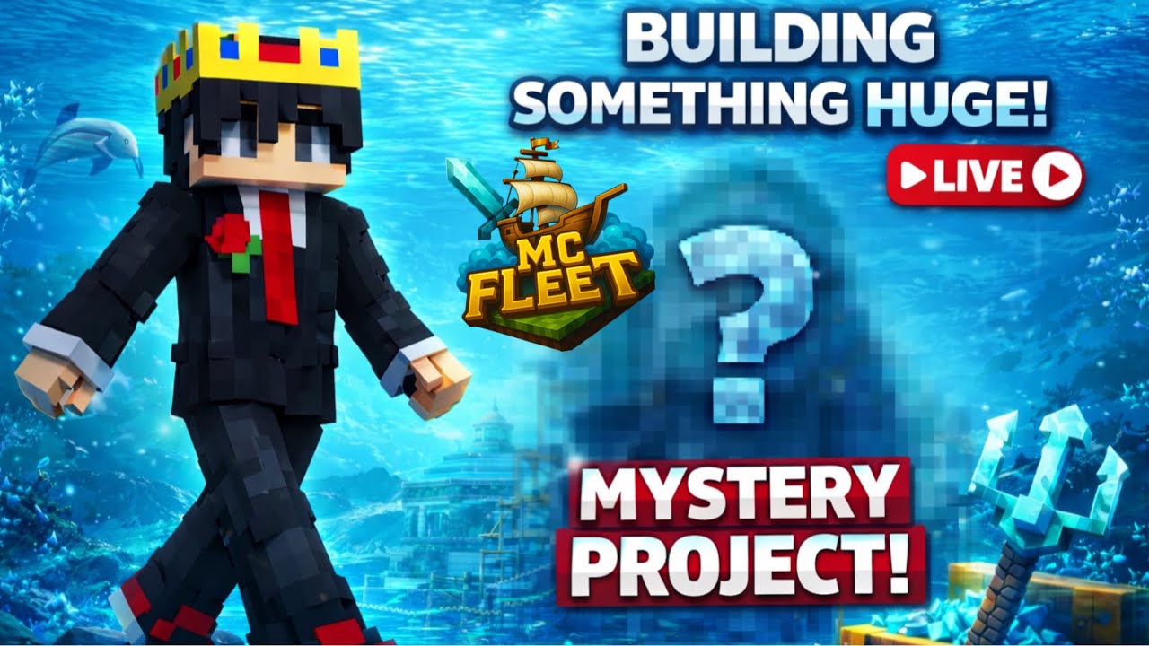 Completing a SECRET Build on MCFleet That No One Knows About 😱  @McFleetDotNet  #minecraft