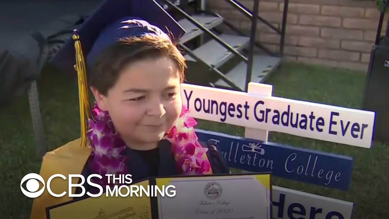 13-year-old boy graduates from college