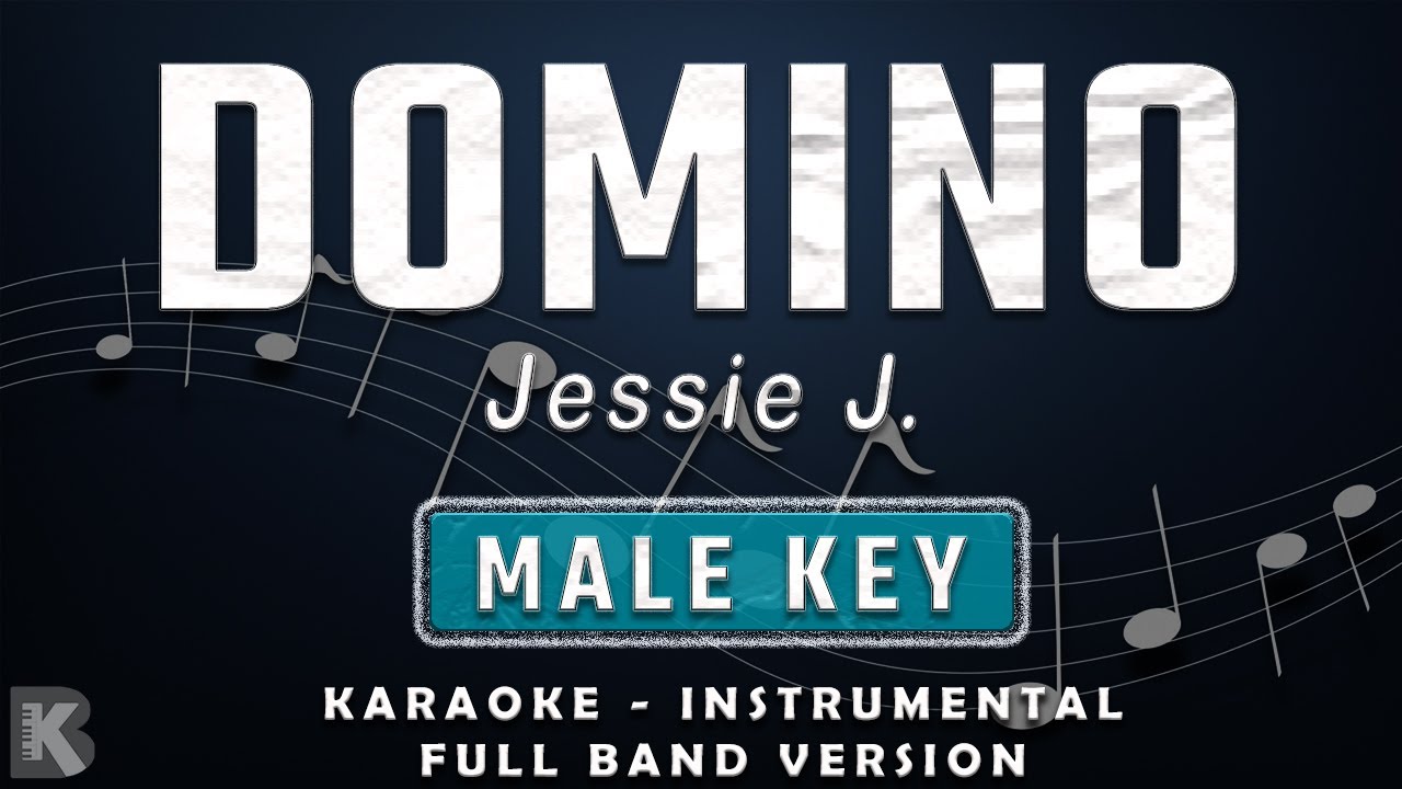 DOMINO - MALE KEY - FULL BAND KARAOKE - INSTRUMENTAL - JESSIE J.