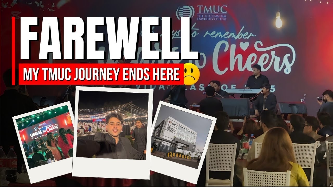 From Freshers to Farewell: My TMUC Journey Ends Here 😭: tmuc farewell party,