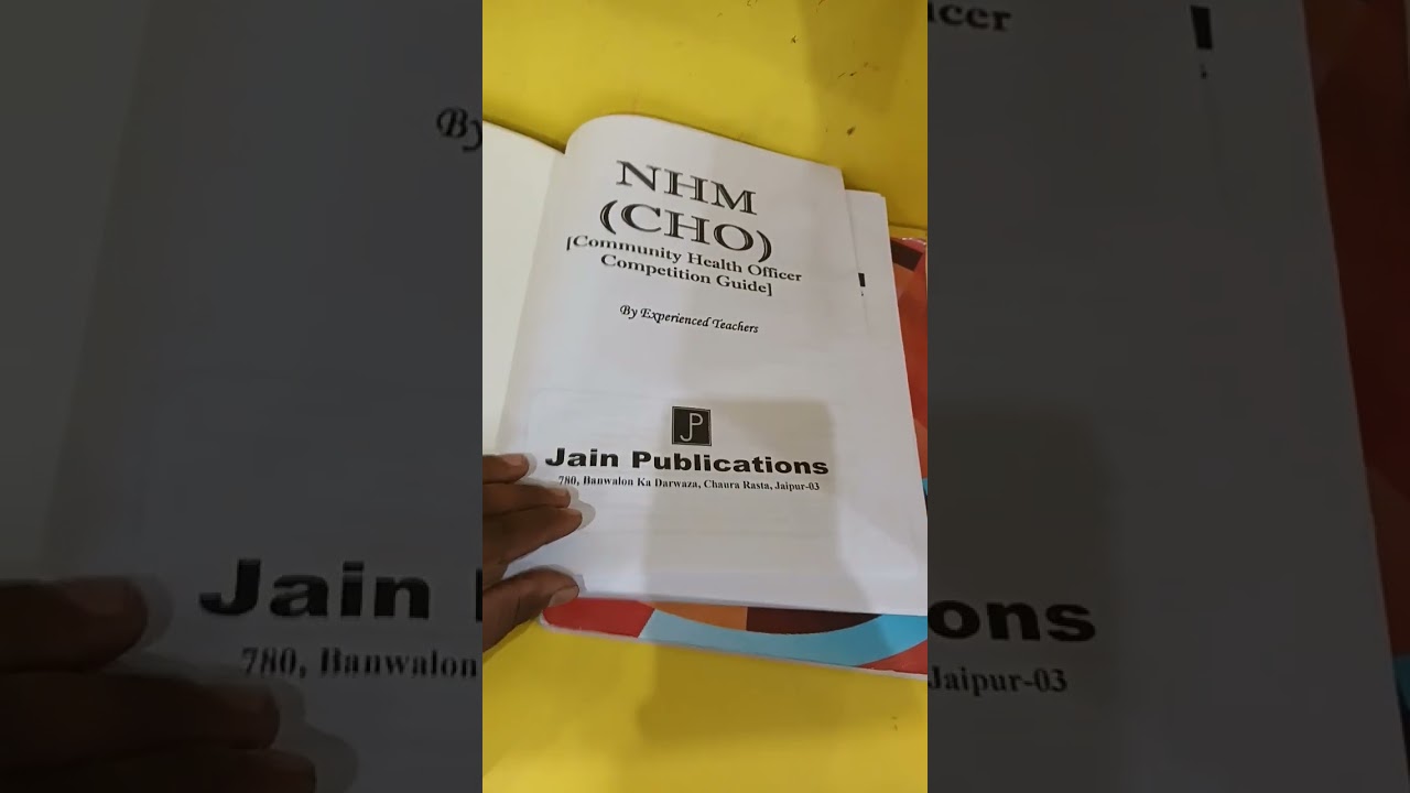BEST BOOK FOR CHO PREPARATION for gnm student