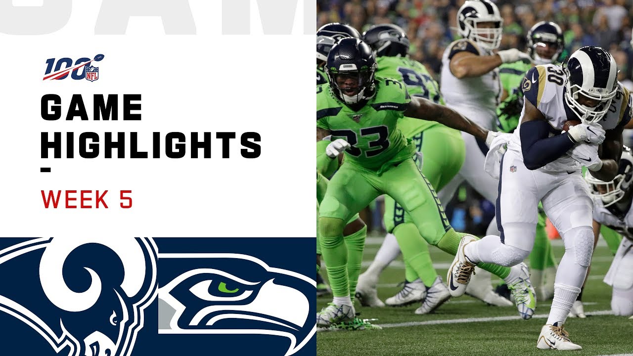 Rams vs. Seahawks Week 5 Highlights | NFL 2019