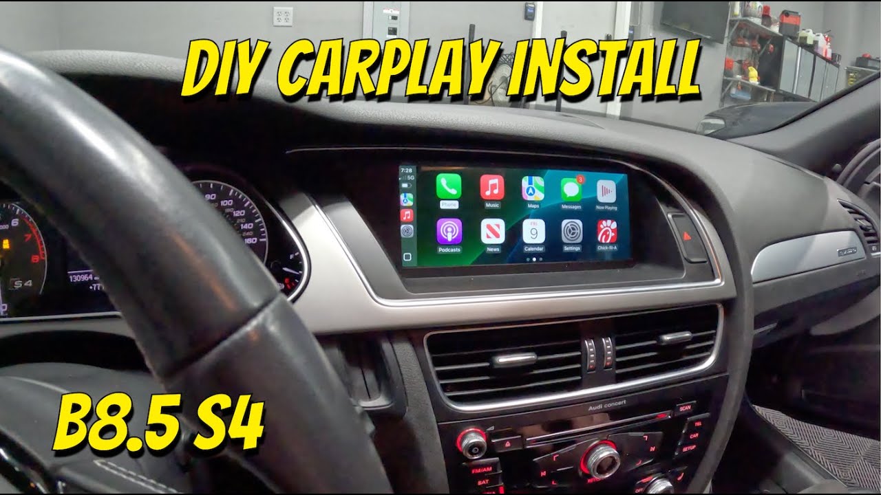 Detailed DIY B8.5 S4 CarPlay Install! Touchscreen, Wireless, Perfect!