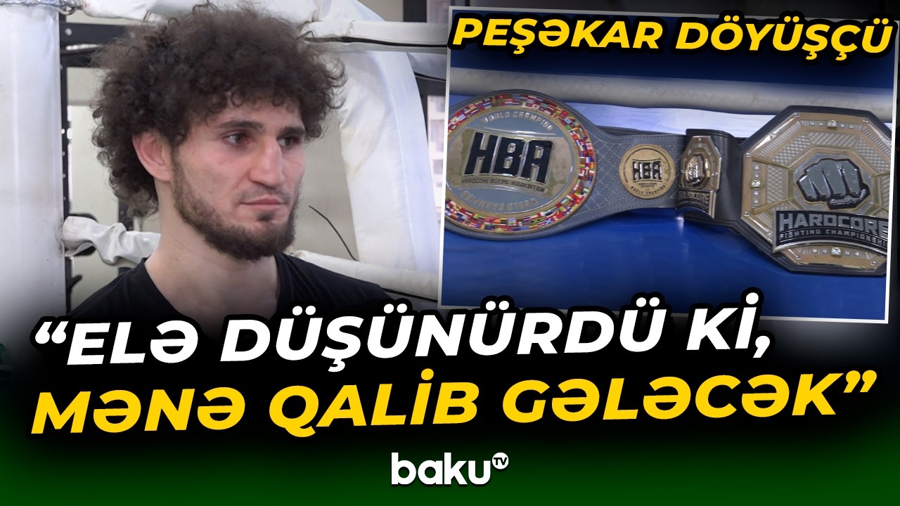 Peşəkar döyüşçü Emil Novruzov 