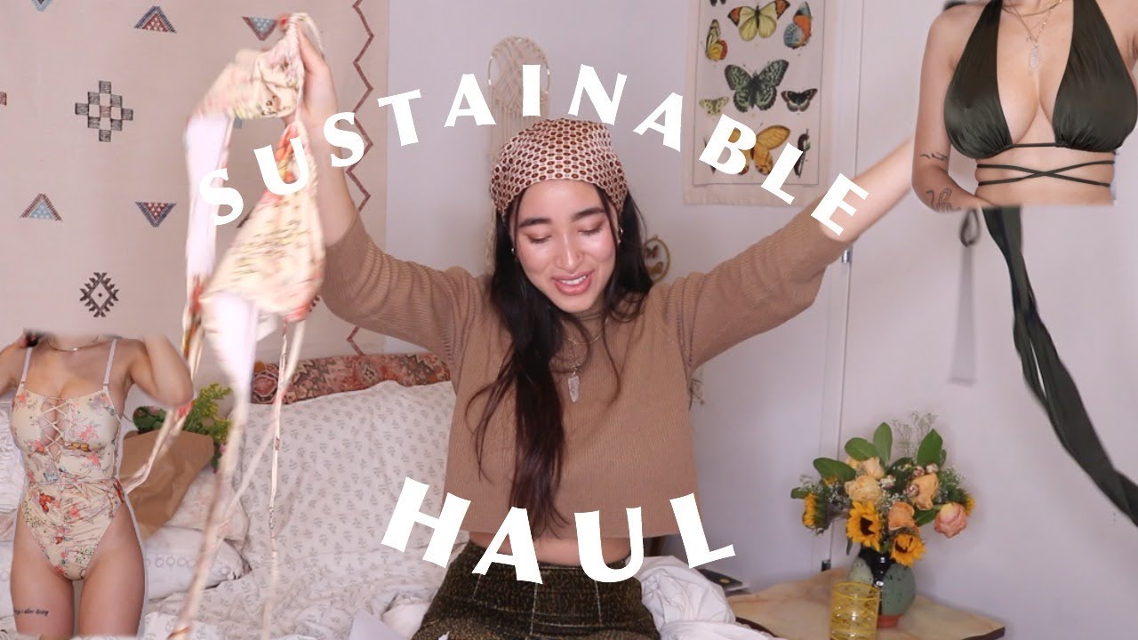 I spent $500 on Sustainable Clothes... Bikini & Underwear Try On Haul