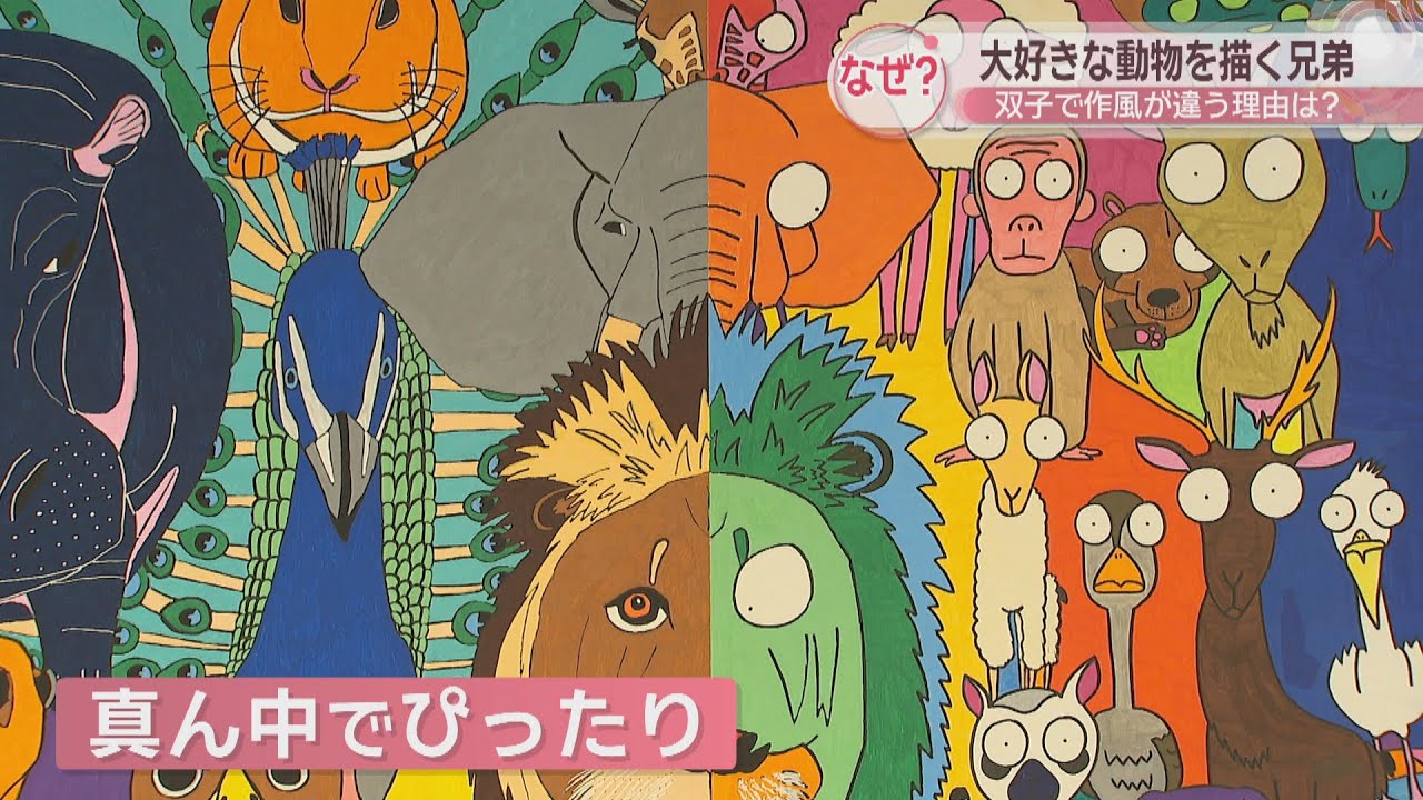 【特集】大好きな動物を描く自閉スペクトラム症の双子高校生　同じ環境で育った兄弟の作風が違う理由は　高松市