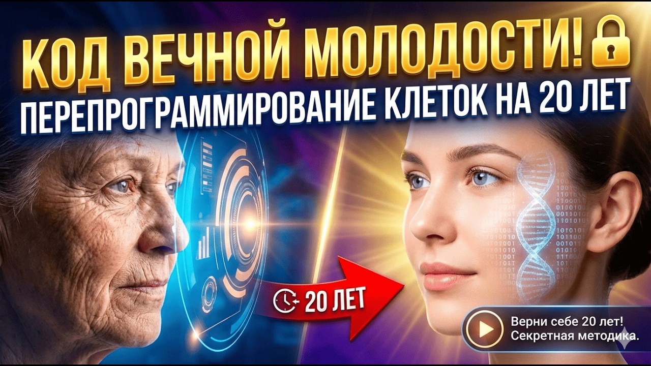 💎 То, что скрывают anti-age клиники: КОД омоложения до 20 лет БЕСПЛАТНО | Слушай и молодей