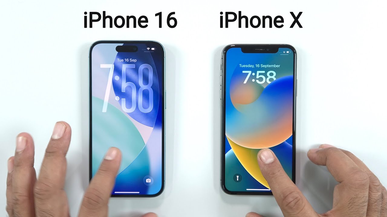 iPhone 16 vs iPhone X- SPEED TEST