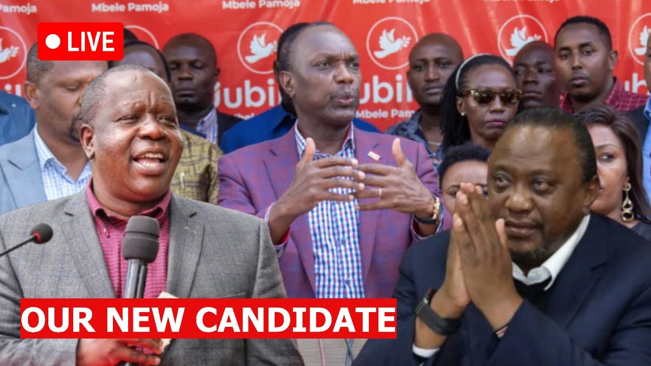 LIVE! UHURU, JUBILEE PARTY LEADERS ENDORSING MATIANGI AS THEIR NEW PARTY CANDIDATE, DITCHES GACHAGUA