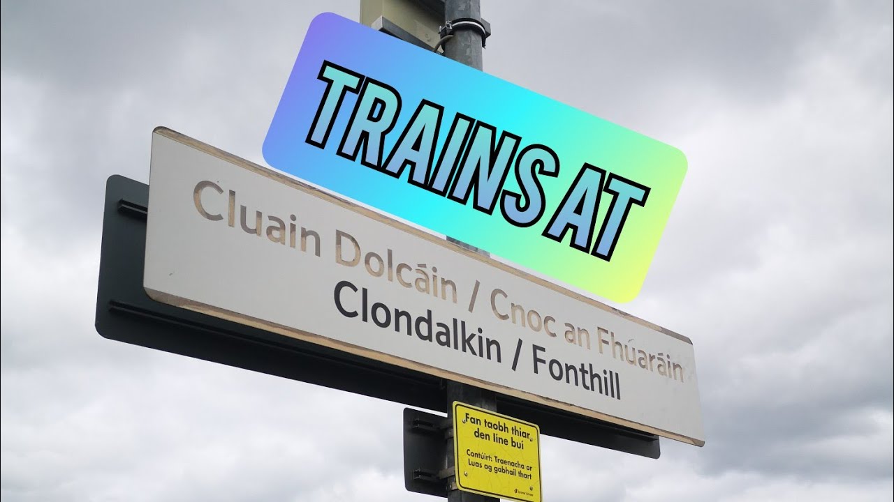 Trains at Clondalkin & Fontill (06/08/22)