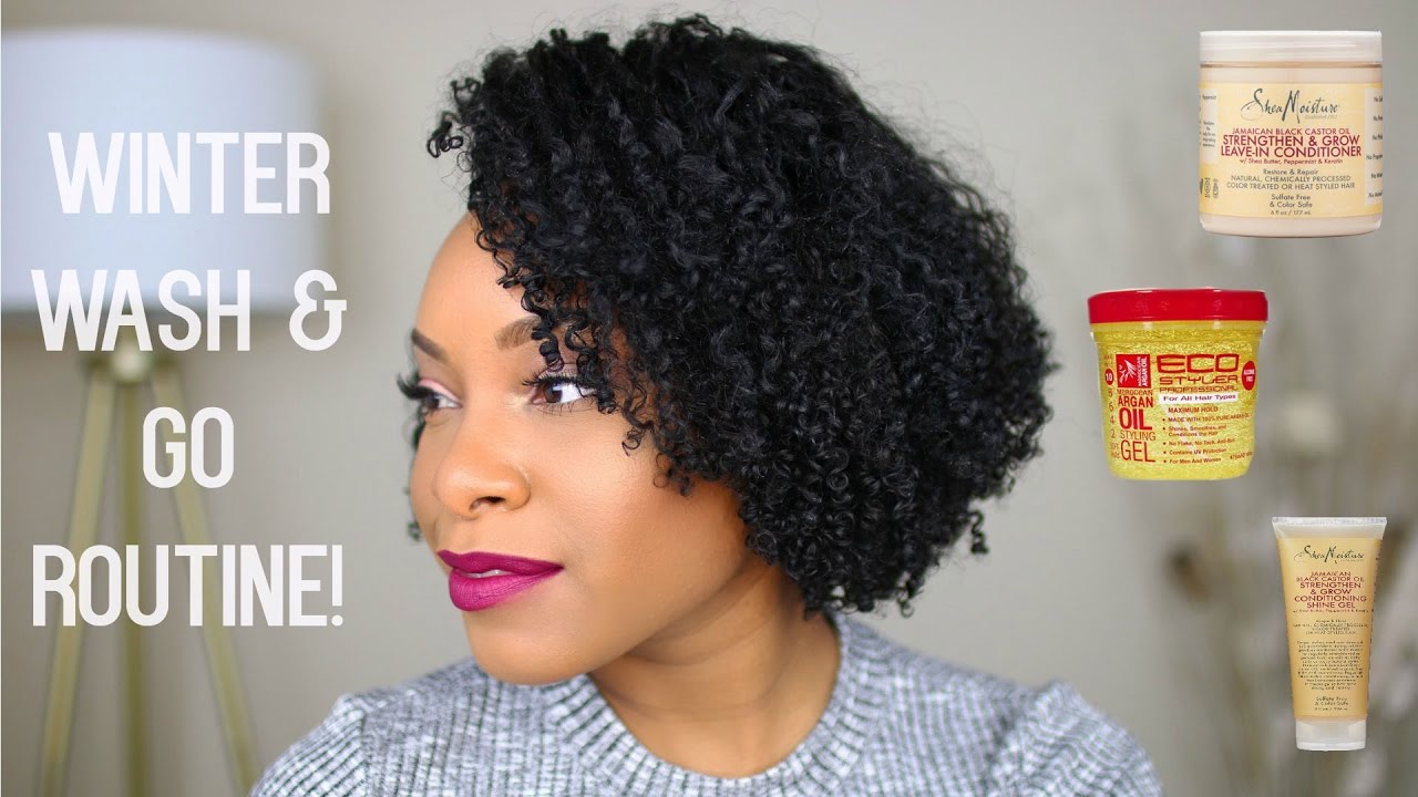 Winter Wash and Go Routine for SUPER Defined & Moisturized Curls (3c 4a Hair) !! | AlyraTV