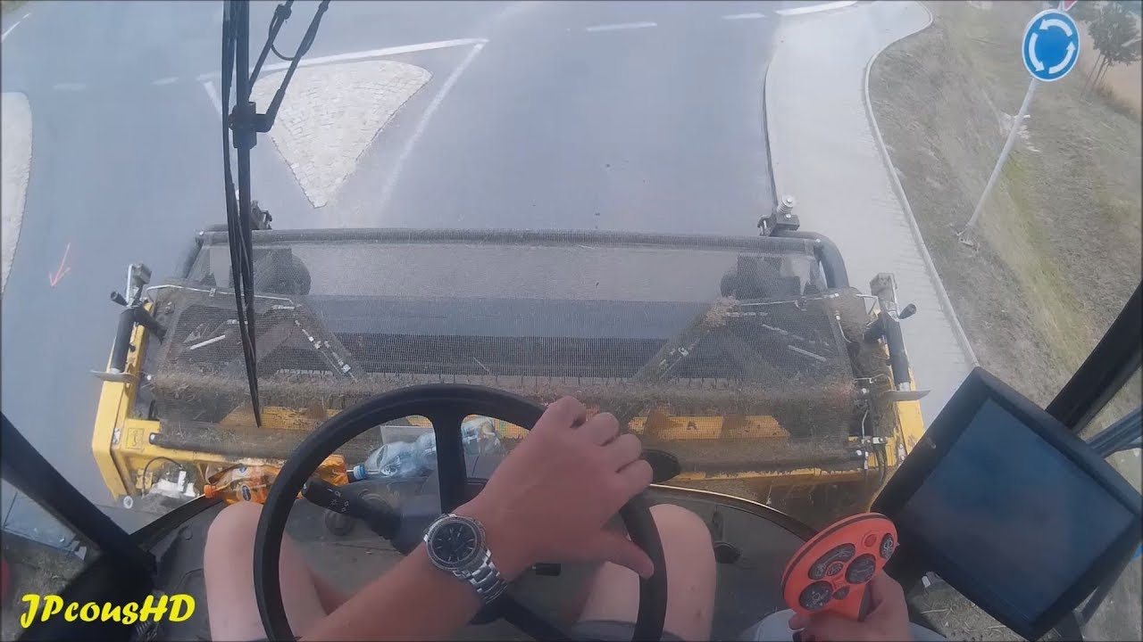 Jízda s New holland FR500 | cabin GoPro view