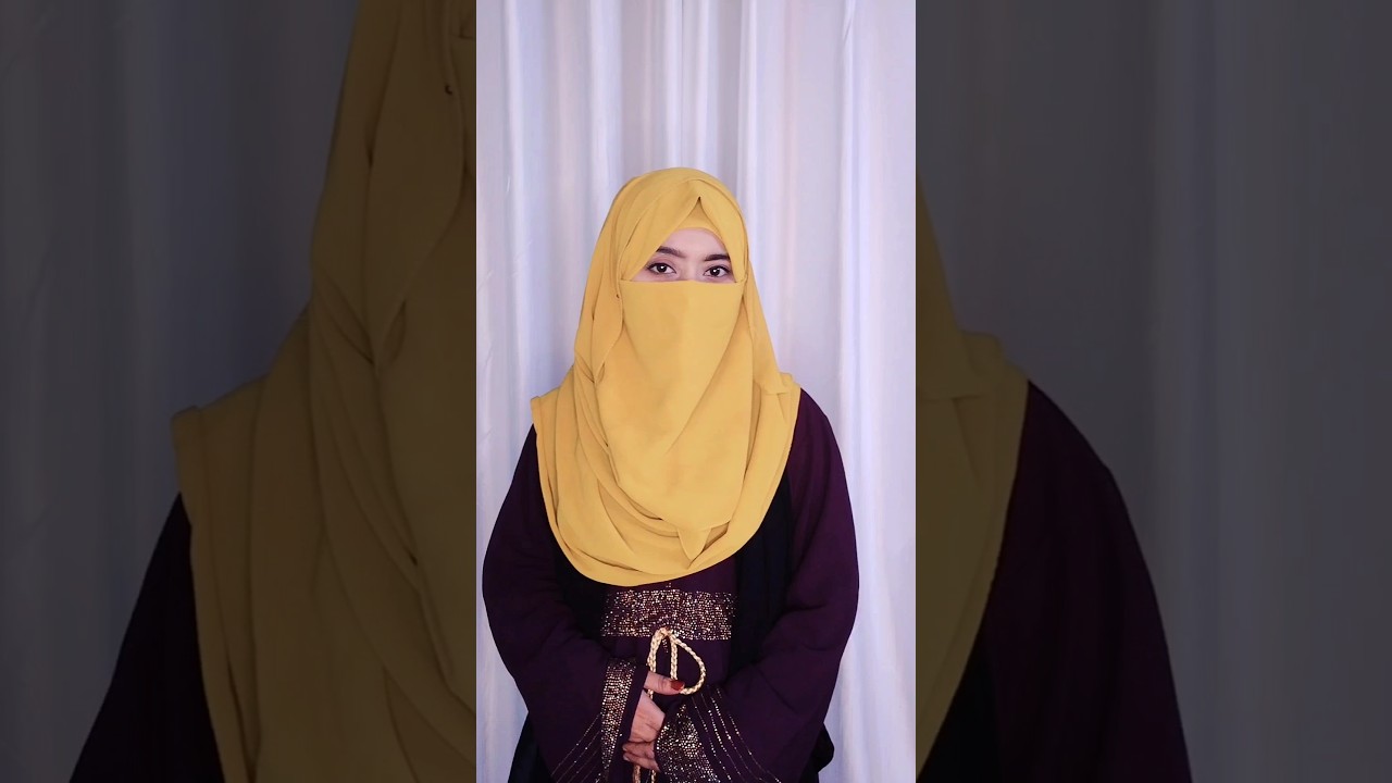 Most Requested Niqab Tutorial 🥰 #shorts