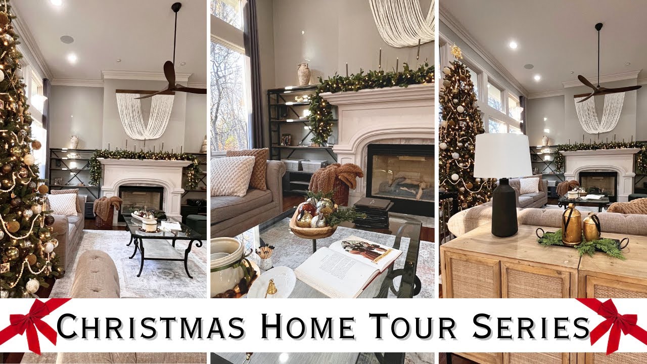 🎄2024 CHRISTMAS HOME TOUR | BOHO CHRISTMAS | COZY NEUTRAL CHRISTMAS | 2024 CHRISTMAS DECORATING