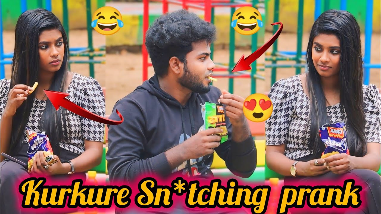 புடிங்கி தின்னுரயே உனக்கு வெக்கமா இல்ல‼️😂| kurkure  Sn*tching prank‼️😂