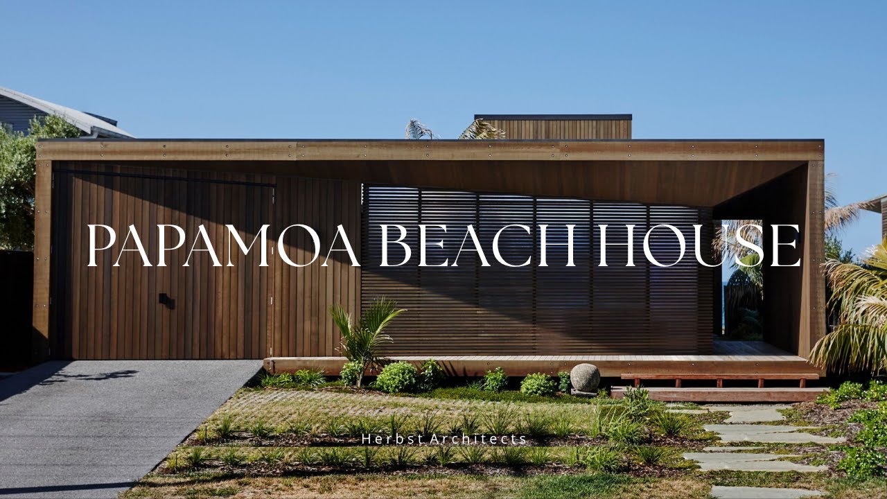A Play of Wood Screens and Light in Modern Design — Papamoa Beach House