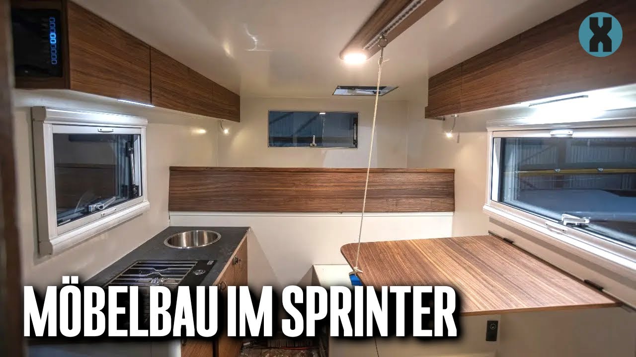 So entstehen die Möbel für unsere Sprinter Wohnkabine || Kabinenbau Teil 5