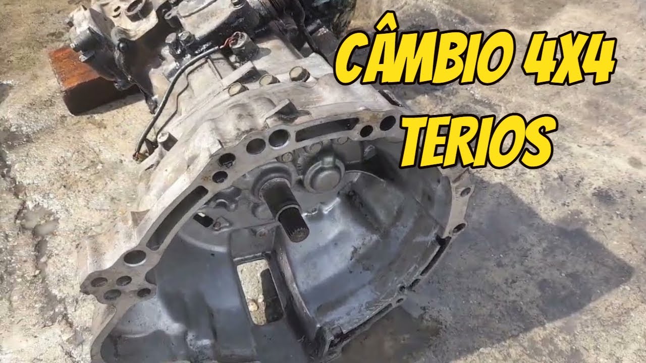 Removendo câmbio Daihatsu Terios 4x4 troca retentor do volante