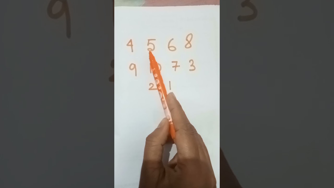 Recognise the Numbers from 1 to  10