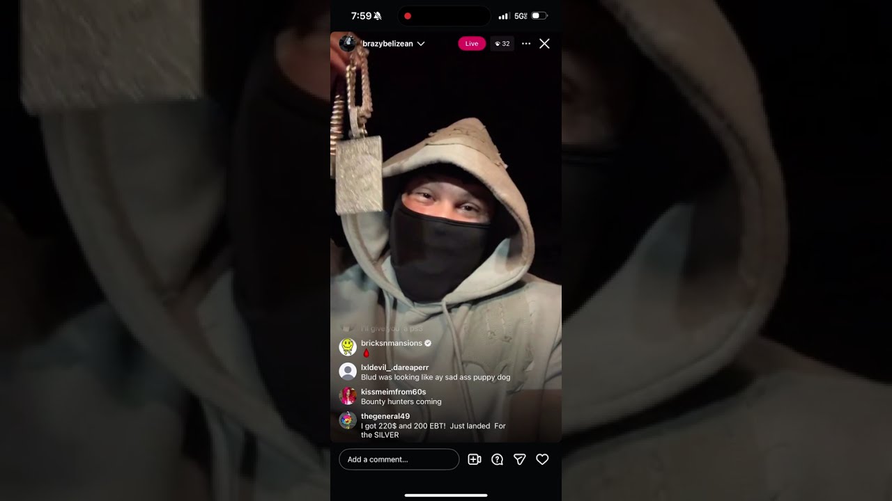 AOF Niino Chain Snatchers Go Live! Says the Chain is Fake 