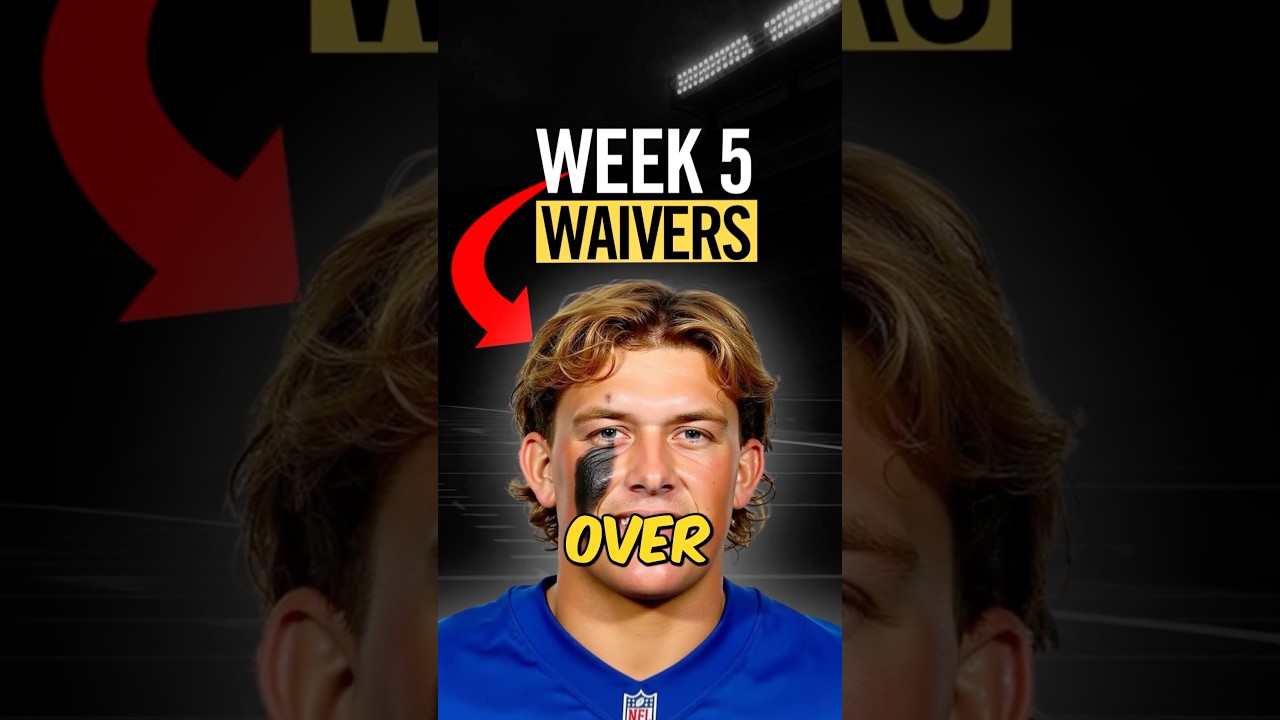 Top Waiver Wire Pickups Week 5
