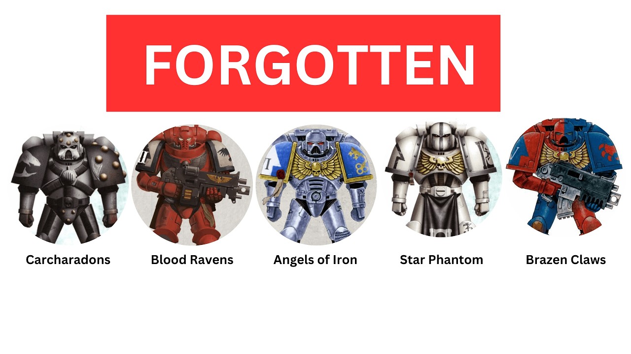 5 FORGOTTEN Space Marine Chapters you SHOULD KNOW