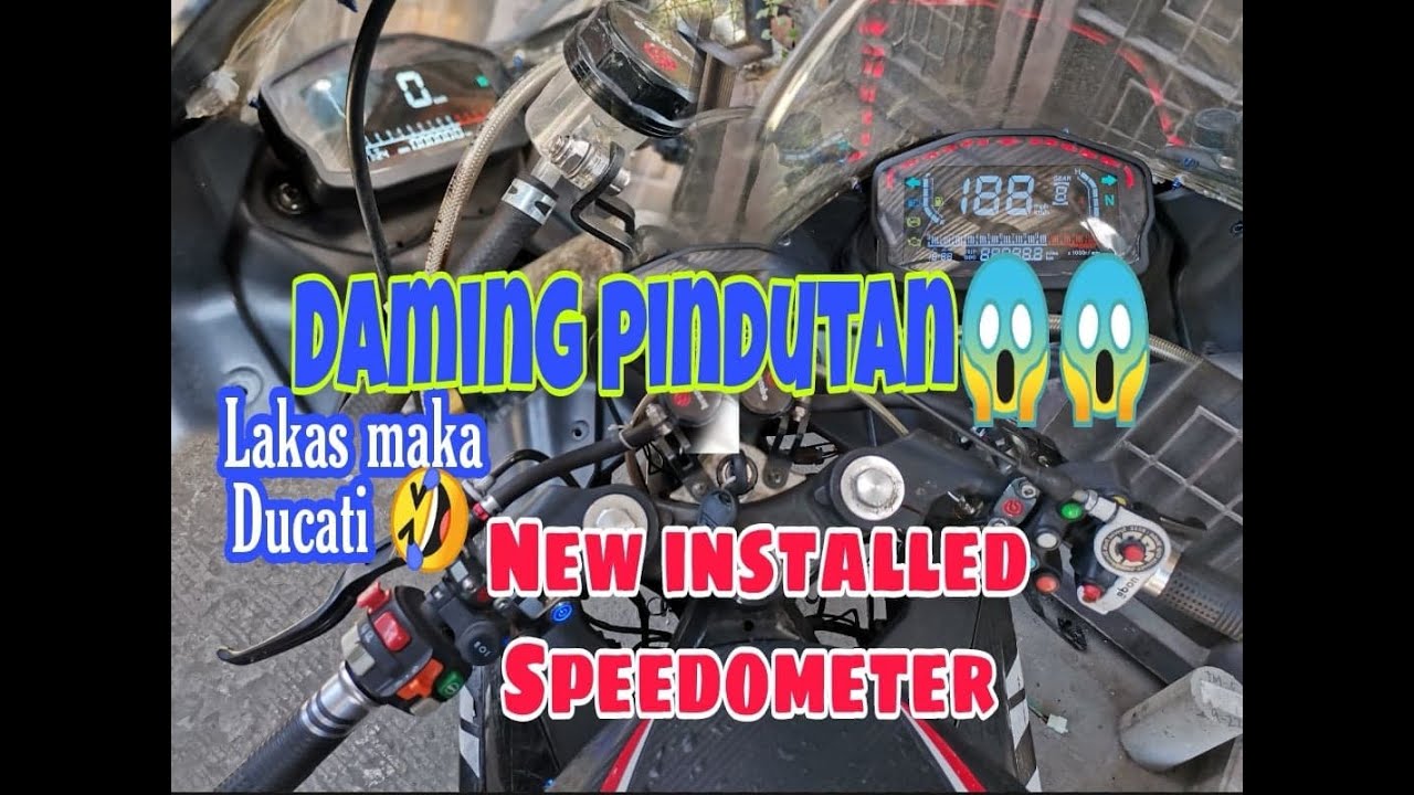 Upgrade panel gauge /speedometer z200s. Daming pindutan🤣