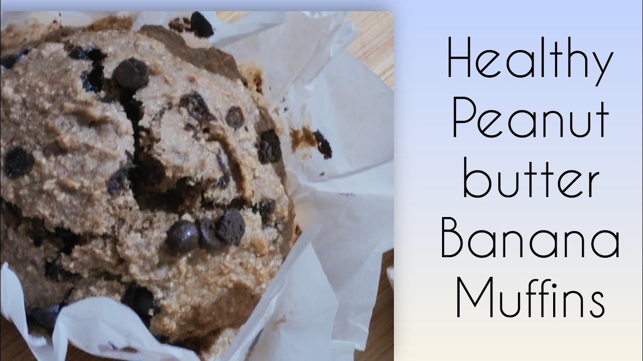 Healthy Peanut butter Banana Muffins ( Gluten free & Dairy free ) #healthy #cooking  #muffins #tasty