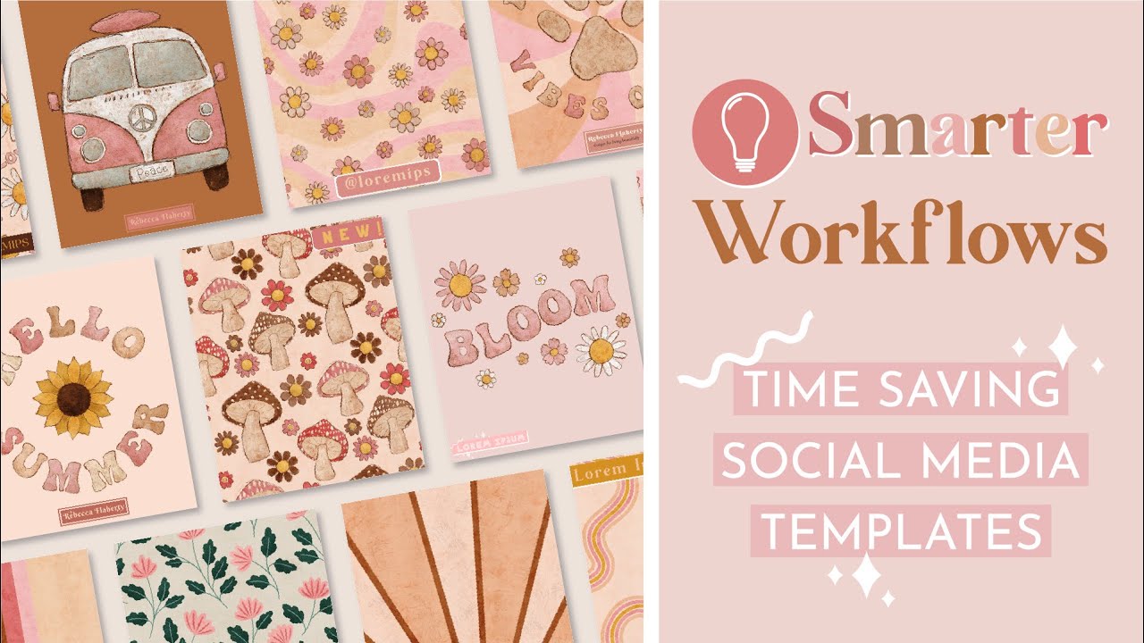 Skillshare Trailer | Smarter Workflows : Time saving Social Media Templates