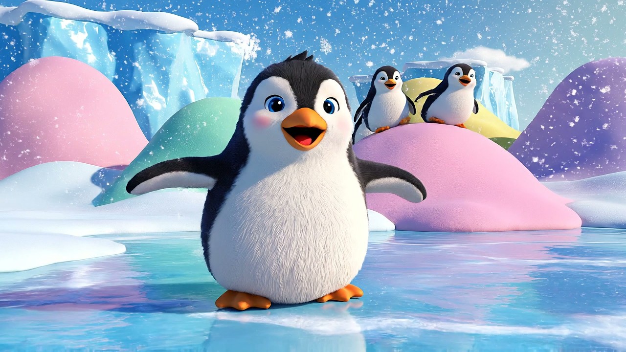 El Pingüino Bailarín se Tambalea y Se Menea | Canciones de Animales y Rimas para Niños
