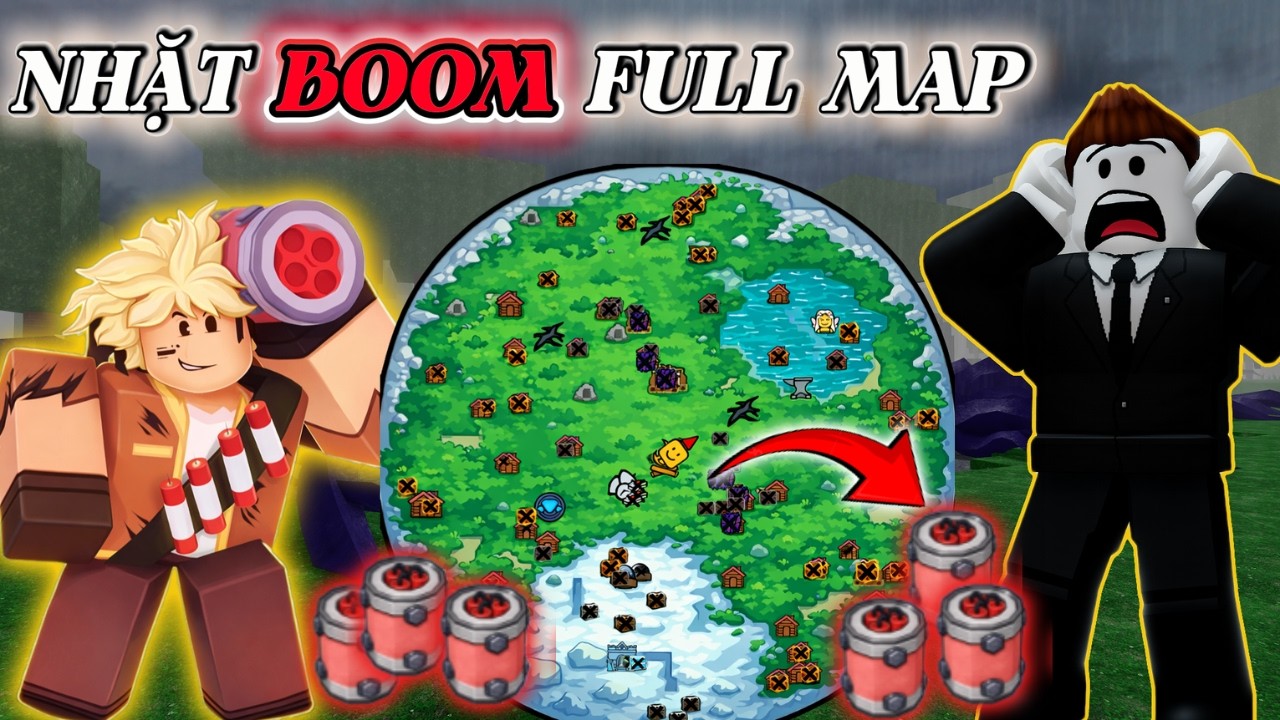 MỞ FULL MAP THU THẬP BOOM TRỞ THÀNH NGƯỜI BUÔN HÀNG NÓNG TRONG 99 NIGHT IN THE FOREST