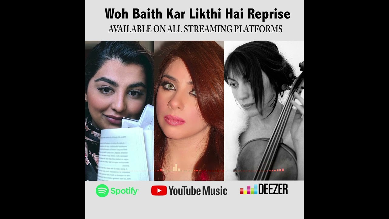 Woh Baith Kar Likhti Hai Reprise by Maha Ali Kazmi, Amna Iqbal & Sarah Sarhandi